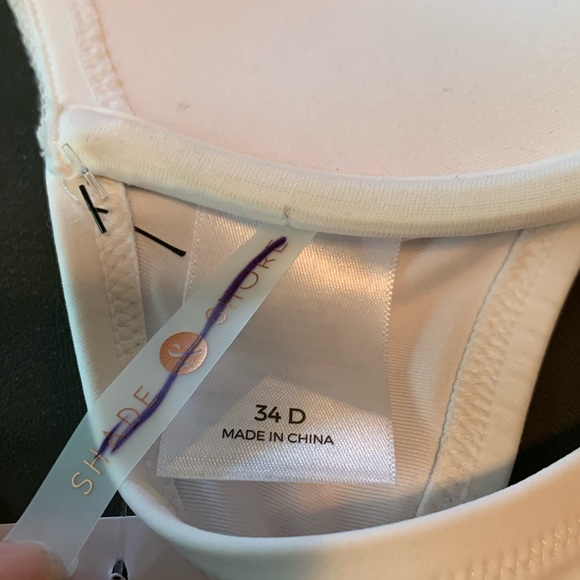 NWOT Shade & Shore Boho Crochet High Neck Top - Picture 12 of 13